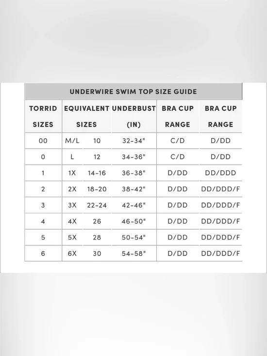 NWT Torrid underwire long-line bikini top featuring a dark floral print - Picture 10 of 10